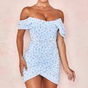 HOUSE OF CB | LUNA BLUE MINI DRESS